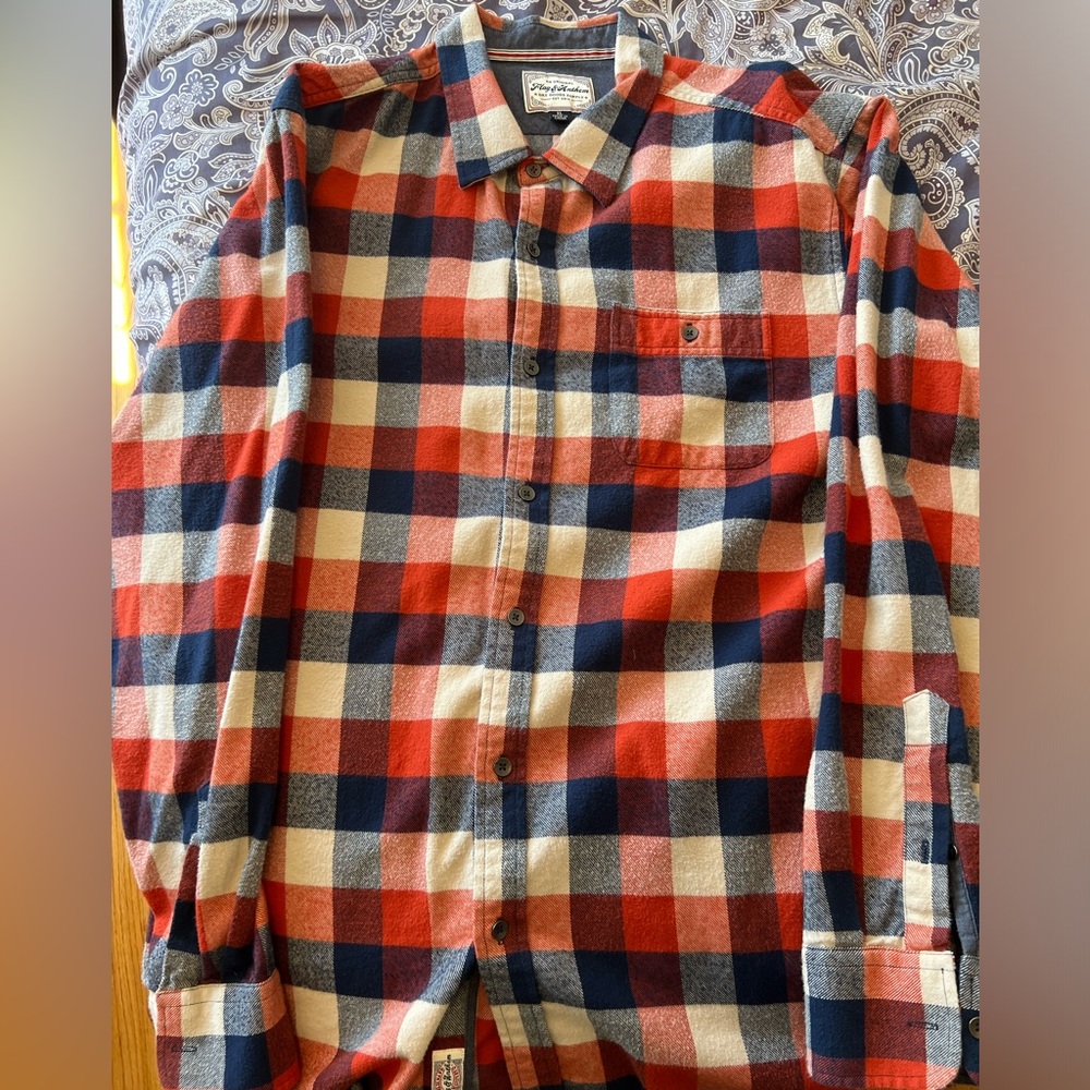 Flag and anthem flannel